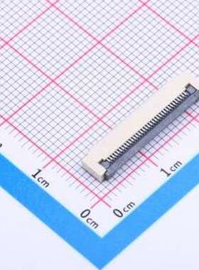 0.5K-DX-34PWBG FFC/FPC连接器 间距:0.5mm P数:34P 翻盖式 下接
