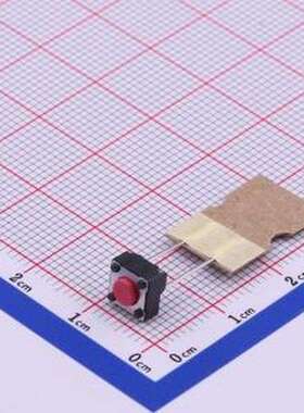 DTST-61R-V 轻触开关 6.2*6.2*4.3mm 直插 轻触开关 插件,6.2x6.2