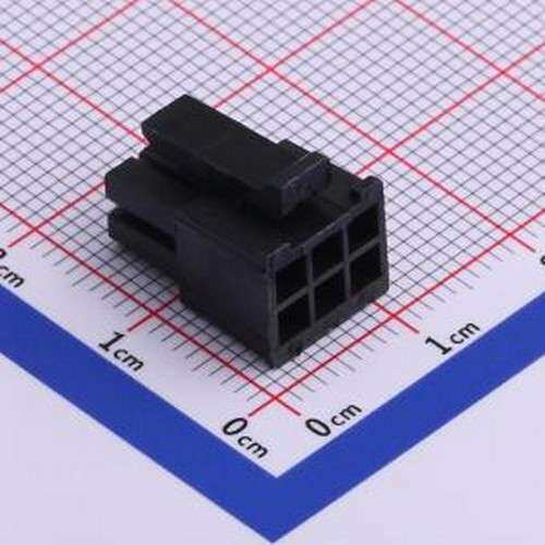 FHG30001-D06M2K6B 胶壳(线对板/线对线) 线端插头胶壳 3mm 6PIN
