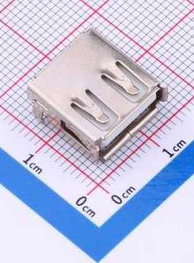 HX AF 90D CBJB USB连接器 Type-A 母 SMD