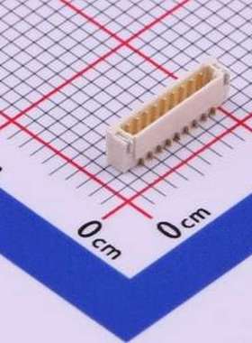 X0800WRS-09HF-LPV01 线对板针座 1x9P 间距:0.8mm 卧贴 SMD,P=0.