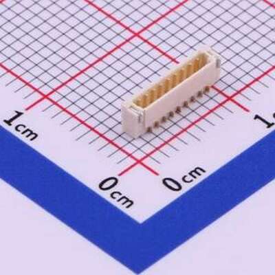X0800WRS-09HF-LPV01 线对板针座 1x9P 间距:0.8mm 卧贴 SMD,P=0.