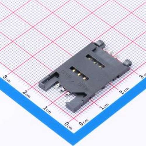 SIM101-FWB6AH2.5 SIM卡连接器 翻盖式 MiniSIM卡 卡座 SMD