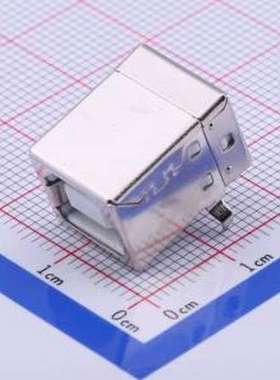 U-USBBR04P-F001 USB连接器 Type-B 母 弯插 插件