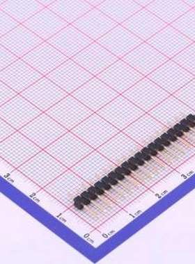 X6511WV-18H-C60D30 排针 1x18P 间距:2.54mm 方针 插件,P=2.54mm