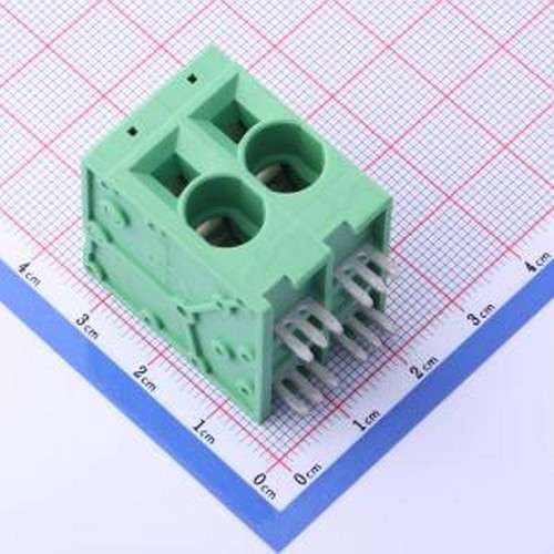 JL271R-10002G01 弹簧式接线端子 1x2P 10mm 每排P数:2 排数:1 弯