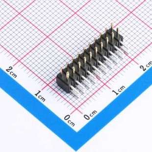 排针 2x10P 插件 2x10B P=2mm 方针 C40D28 2mm X4621WR 间距
