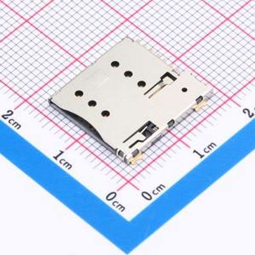 SIM202G-ZYB7AH1.35 SIM卡连接器 自弹式 MicroSIM卡 卡座 SMD