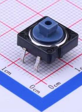 SKHCBJA010 轻触开关 12*12*7.3mm 直插 轻触开关 插件