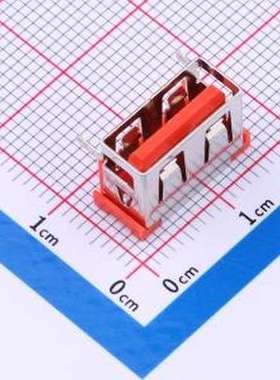 919-162A3112D10700 USB连接器 橙色 插件