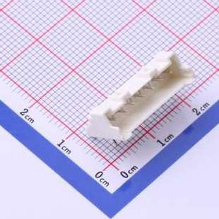 1x7P 线对板针座 间距 2.5mm P=2.5mm M2508R 弯插 07P
