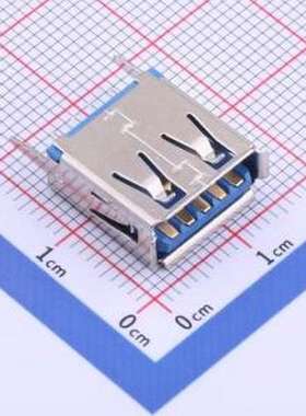 916-252A205IY30200 USB连接器 Type-A 母 直插 插件