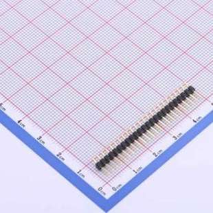 2mm 卧贴 C40D28 P=2mm SMD 方针 间距 1x24P 排针 24I X4611WRS