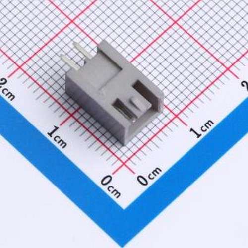 TJC3B-H-2A-11.2-GY 线对板针座 1x2P 间距:2.5mm 直插 插件,P=2.