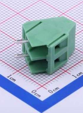 DB103-5.0-2P-GN-S 螺钉式接线端子 5mm 1x2P 排数:1 每排P数:2