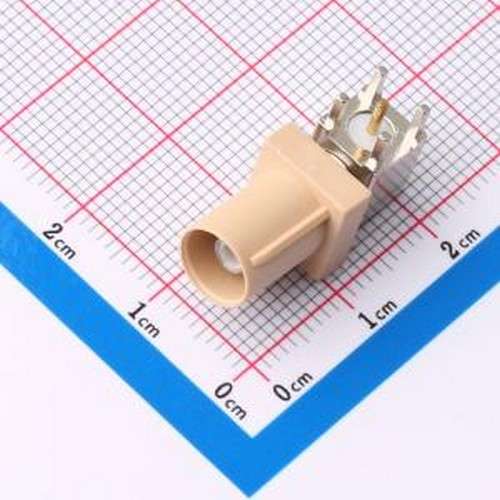 BWFAK-JWE-IB RF射频同轴连接器 内针 FAKRA 弯头 米黄色 插件