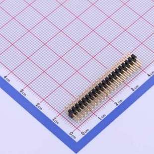 排针 2x20P 插件 2x20I P=2mm 方针 C40D28 2mm X4621WV 间距