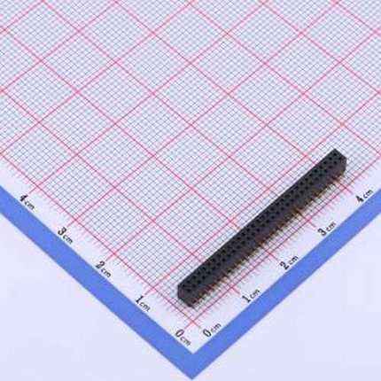 X1321FVS-2x32-C43D48 排母 间距:1.27mm 2x32P 立贴 SMD,P=1.27m