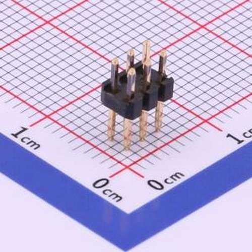 X4621WV-2x03I-C40D28 排针 2x3P 间距:2mm 方针 插件,P=2mm