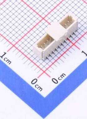 HC-1.0-10PLT 线对板针座 1x10P 间距:1mm 立贴 SMD,P=1mm