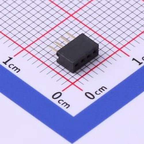 PM127V-11-04P-H34 排母 间距:1.27mm 1x4P 直插 插件,P=1.27mm
