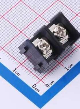 PLPK8500-2P-13 栅栏式接线端子 1x2P 排数:1 每排P数:2 黑色 插