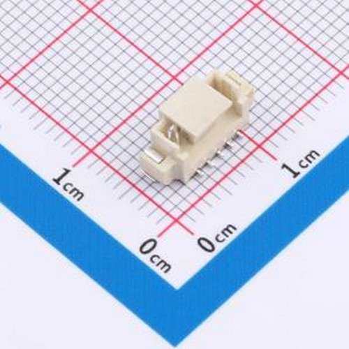 ZX-MX1.25-5PLT 线对板针座 1x5P 间距:1.25mm 立贴 SMD,P=1.25mm