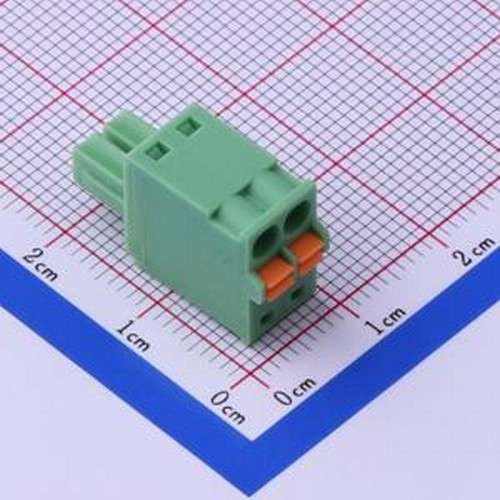 KF2EDGKD-3.5-2P 插拔式接线端子 3.5mm 1x2P 排数:1 每排P数:2 P