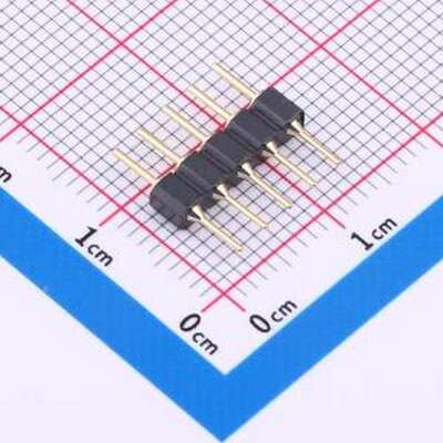 X5511WV-05-C396D43-1220 排针 1x5P 间距:2.54mm 方针 插件,P=2.
