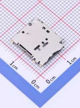 HYCW312-SIM07-150B SIM卡连接器 卡托式 NanoSIM卡 卡座 SMD