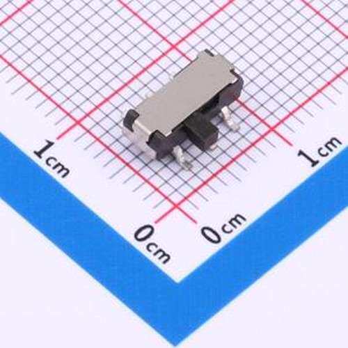 MST-22D18G2-WT 滑动开关 两档卧式贴片 6脚拨动 柄长2MM SMD