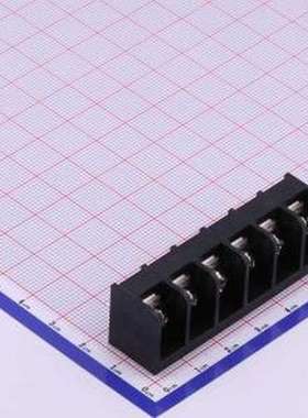 DBT50B-9.5-6P-BK-P 栅栏式接线端子 接线端子 插件,P=9.5mm