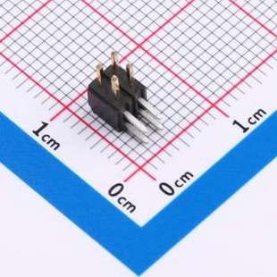 排针 2x2P 插件 2x02B P=2mm 方针 C40D28 2mm X4621WR 间距