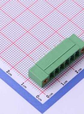 1843266 插拔式接线端子 3.5mm 1x6P 排数:1 每排P数:6 螺丝固定