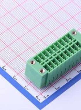 KF2EDGKVM-3.5-2*9P 插拔式接线端子 3.5mm 2x9P 排数:2 每排P数: