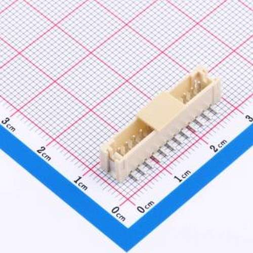 X2016WVS-12-9TSW 线对板针座 1x12P 间距:2mm 立贴 SMD,P=2mm