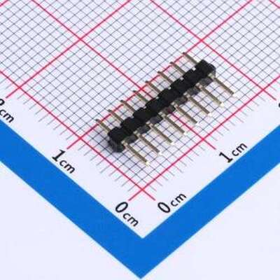 GPFA101-0802A001R1BA 排针 1x8P 间距:2mm 直插 插件,P=2mm