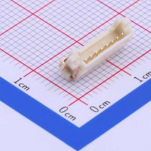 A1252WR-SF-08PD01 线对板针座 间距:1.25mm 1x8P SMD,P=1.25mm