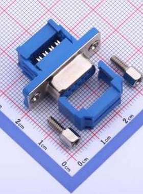 D-DML009PF-L000 D-Sub/VGA连接器 D-Sub 母 P数:9P 外扣三件式（