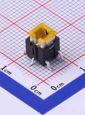 K6-6275S02 轻触开关 红色带灯开关 SMD