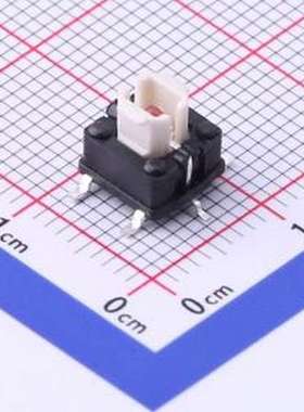 K6-6150S02 轻触开关 红色带灯开关 SMD