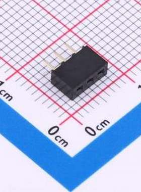 CSFA101-0302A001R1AC 排母 1x3P 间距:2mm 直插 插件,P=2mm