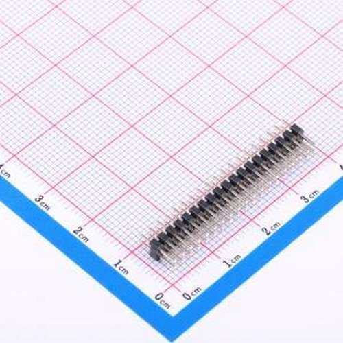HB-PH8-200219PB2GOP 排针 间距:2mm 2x19P 直插 方针 插件,P=2mm