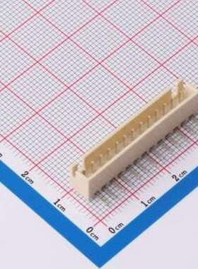 HCZZ0139-13 线对板针座 1x13P 间距:2.54mm 弯插 系列:XH 米色