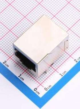 DS1128-04-S8B8P-X 以太网连接器(RJ45 RJ11) 不带LED 插件