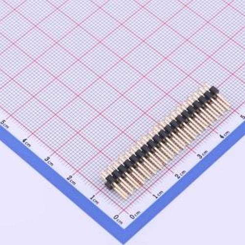 X6521WV-2x19H-C60D30 排针 2x19P 间距:2.54mm 方针 插件,P=2.54