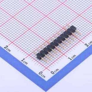 排针 1x11P 插件 11I P=2mm 方针 C40D28 2mm X4611WV 间距