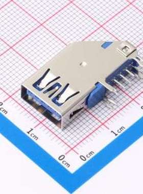 HC-USB3.0-L257-P USB连接器 Type-A 母 侧插 插件