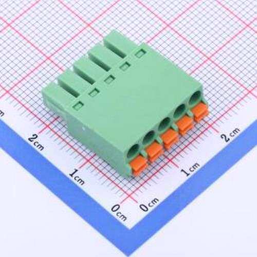 DB2EKN-3.81-5P-GN 插拔式接线端子 3.81mm 1x5P 排数:1 每排P数: