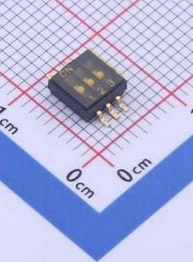 THS103 拨码开关 THS103 SMD-6P,5.4x5.4mm